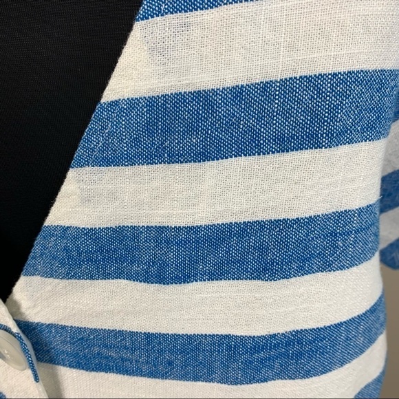 Linen‎ Blend Striped Dress - Picture 6 of 13